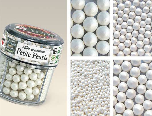 Pearl Mix Sprinkles Various Sizes Edible Pearls Sugar Cake Decorations