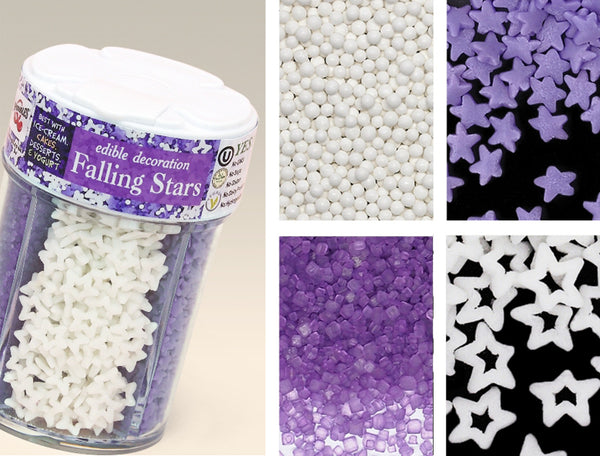 Falling Stars - Gluten Free Nut Free 4-in -1 Sprinkles Cake Decoration